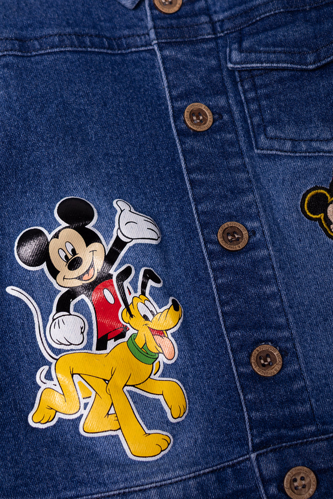 Mickey Mouse Denim Jacket Blue (2)