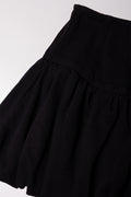 Denim Bubble Skirt Black (1)