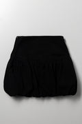 Denim Bubble Skirt Black (3)
