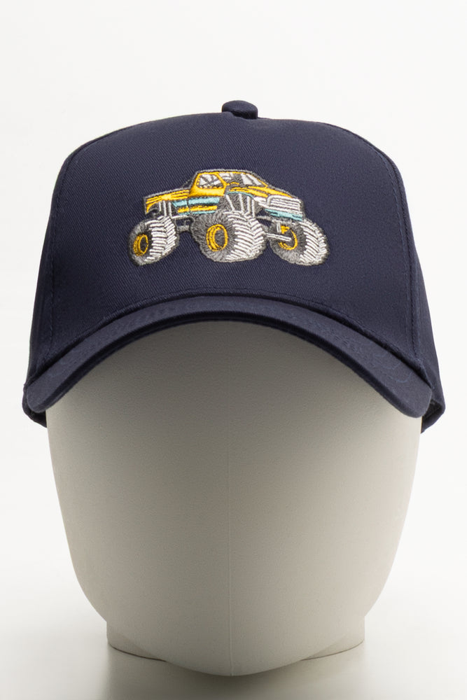 Monster Truck Peak Cap Navy