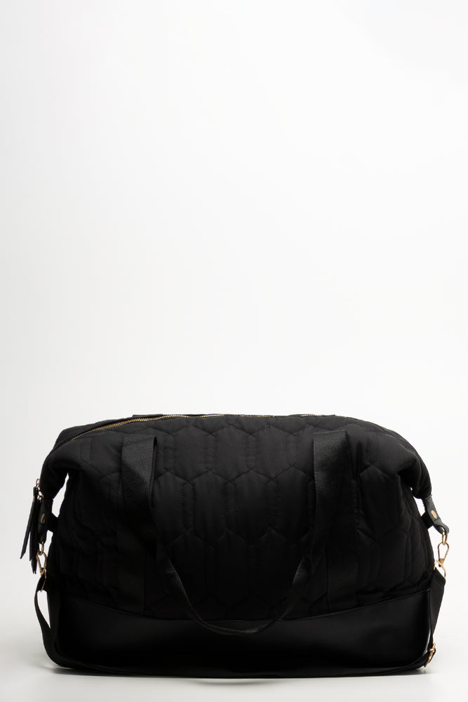 Travel Bag With Cosmetics Bag Black (2)