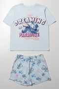 Lilo And Stitch Pyjama Set Blue