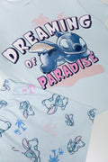 Lilo And Stitch Pyjama Set Blue (1)