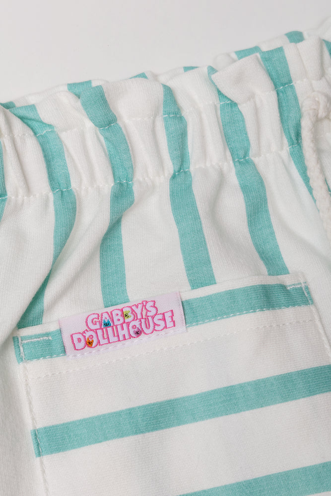 Gabby's Dollhouse Shorts Blue And White (2)