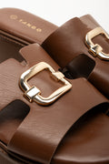 Platform Sandals Brown (2)