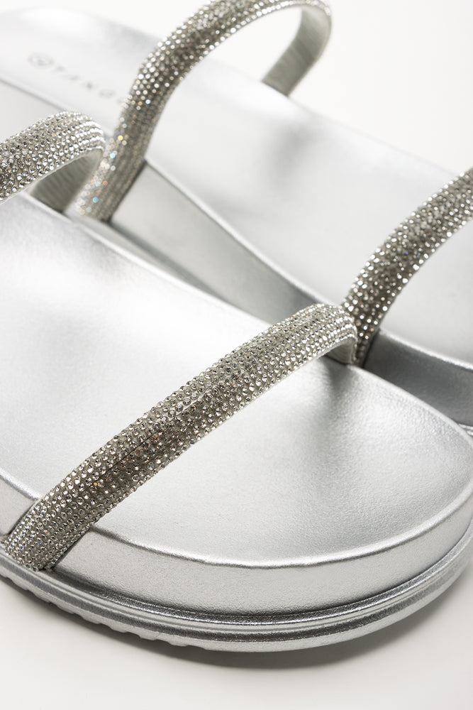 Diamante Sandals Silver (2)