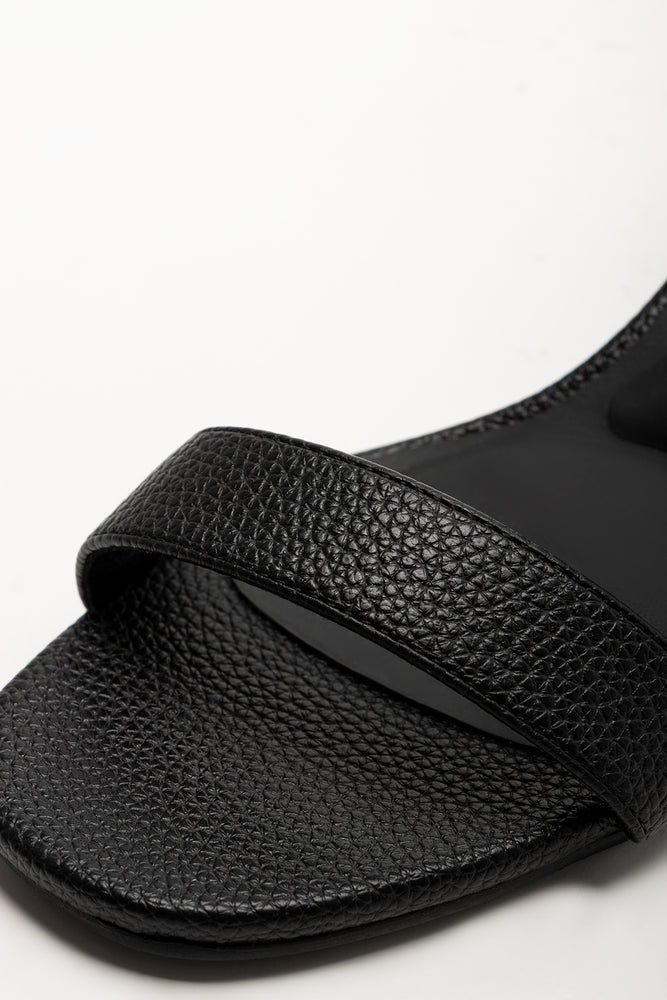Block Heel Sandals Black (2)