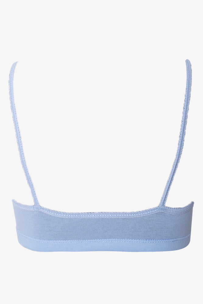2 Pack Cotton Bras Blue (3)