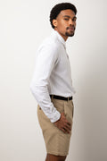 Belted Chino Shorts Natural (2)