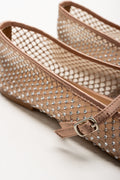Diamante Ballerina Pump Rose Gold (3)