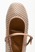 Diamante Ballerina Pump Rose Gold (4)