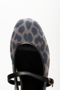 Leopard Mesh Pumps Black (4)