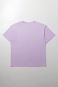Flower Short Sleeve T-Shirt Lilac (2)