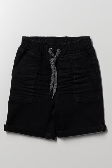 Denim Shorts Black