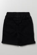 Denim Shorts Black (2)