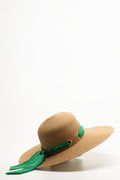 Narrow Brim Straw Hat Natural
