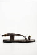 Toe Post Sandals Brown (1)