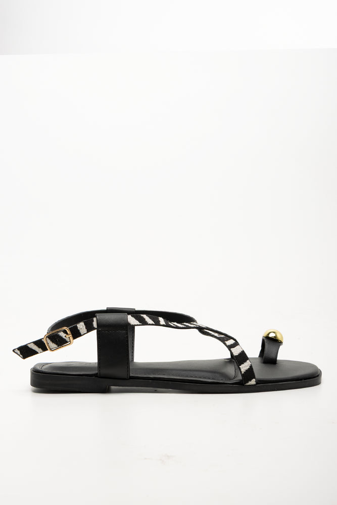 Toe Post Sandals Black (1)