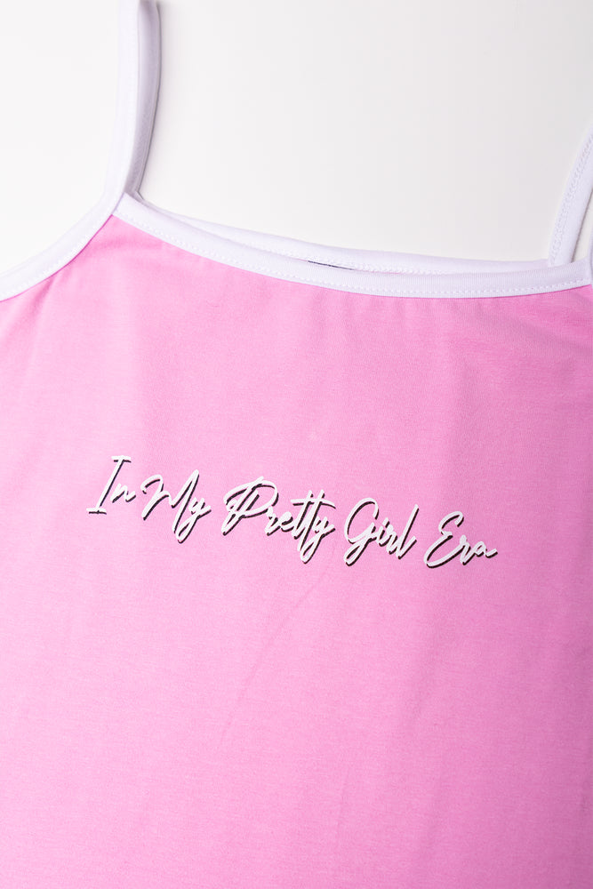 Strappy Bodycon Dress Pink (1)