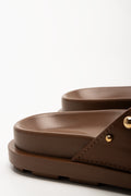 Cross Over Sandals Brown (3)