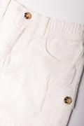Denim Shorts Cream (1)