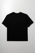 Boxy Short Sleeve T-Shirt Black (2)