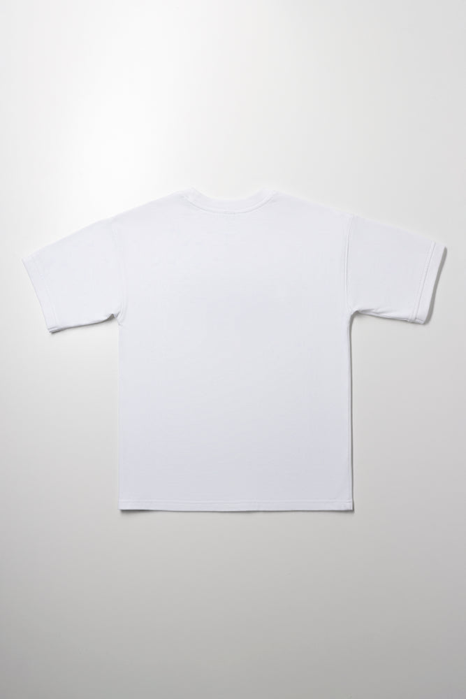 Boxy Short Sleeve T-Shirt White (2)