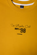 Boxy Short Sleeve T-Shirt Yellow (1)