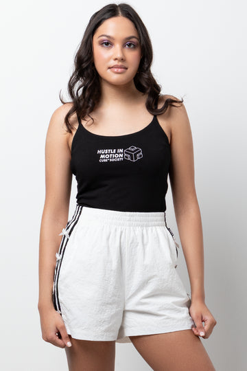 Shorts With Side Trim Bow White