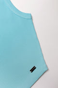 Rib Tank Vest Blue (1)