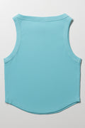 Rib Tank Vest Blue (2)