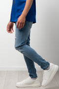 Super Skinny Denim Jeans Light Blue (1)