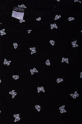 Butterfly Print Dress Black (1)