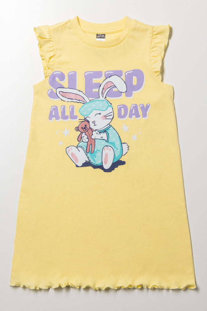 Bunny Sleepshirt Yellow