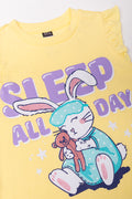 Bunny Sleepshirt Yellow (1)