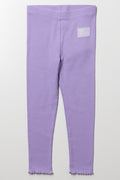 Rib Leggings Purple