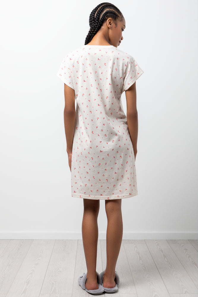 2 Pack Sleepshirts Natural And Peach (2)