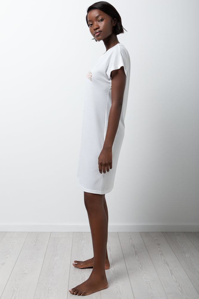 2 Pack Sleep Shirts White And Grey (1)