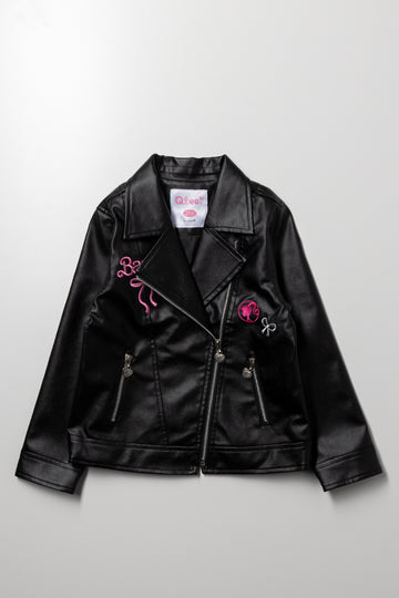 Barbie Biker Jacket Black