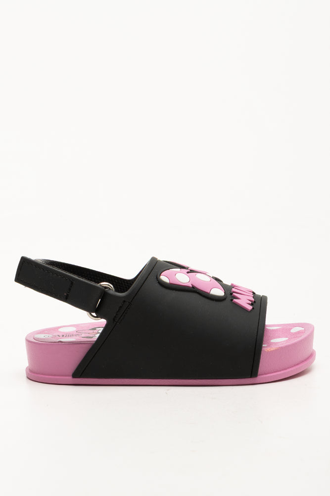 Minnie Mouse Slides Pink & Black (1)