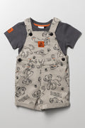 Lion King Dungaree Set Natural