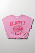 Barbie Elasticated Hem Top Pink