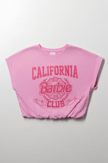 Barbie Elasticated Hem Top Pink
