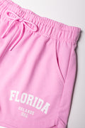 Fleece Shorts Pink (1)