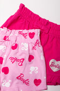 Barbie 2 Pack Shorts Pink (1)