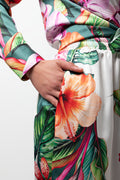 Relaxed Floral Satin Pants Multi (3)