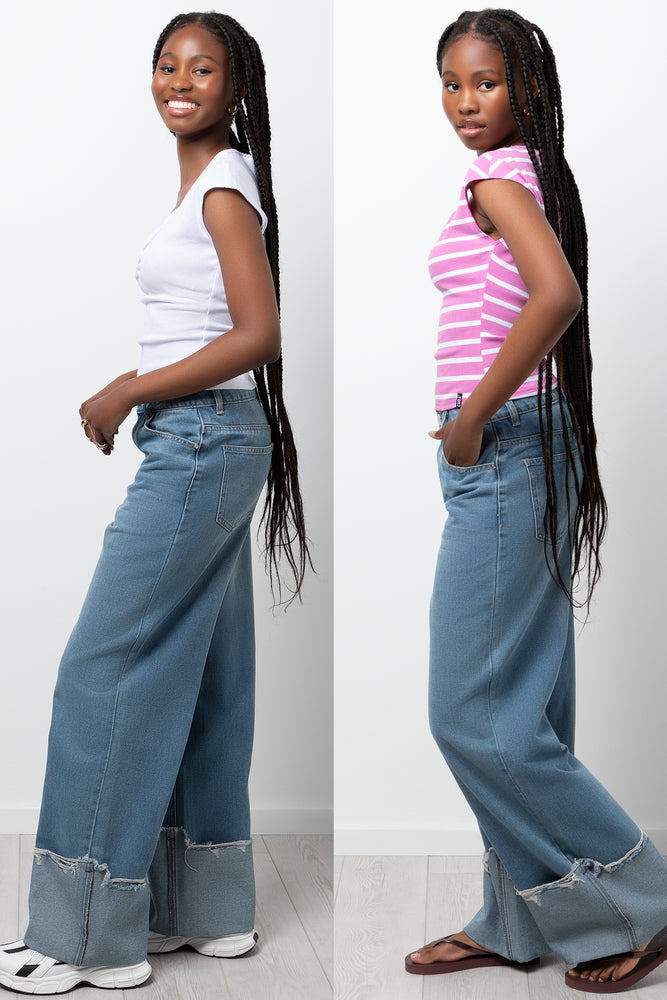 2 Pack T-Shirts White And Pink