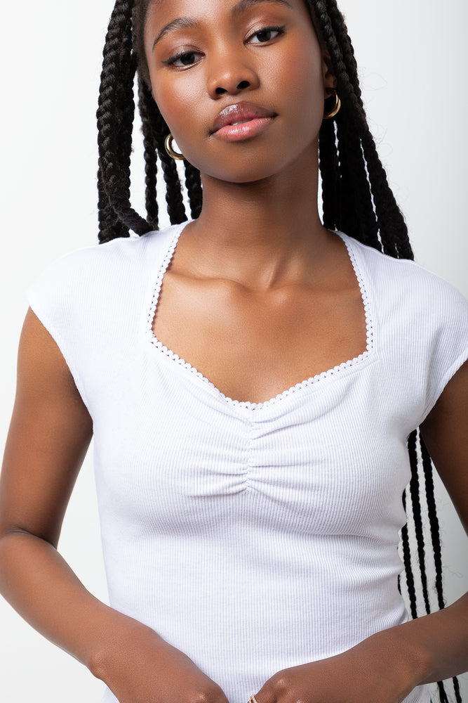 2 Pack T-Shirts White And Pink (5)