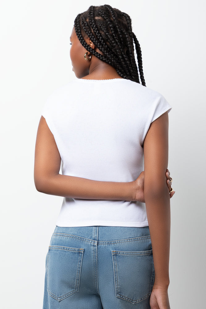 2 Pack T-Shirts White And Pink (6)