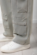 Cargo Denim Jeans Light Blue (5)